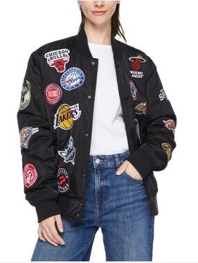 NBA Multi-Team Bomber Jacket NWT Size M
